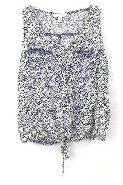 Lot of 2 Women's Living Doll & Charming Charlie Blouse Cardigan Black White Sz S