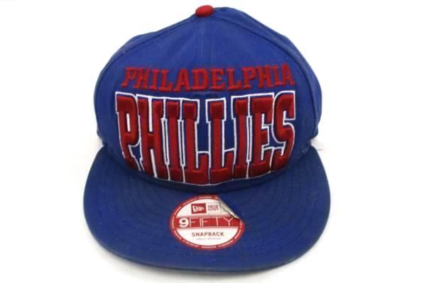Philadelphia Phillies Blue 9Fifty Snapback Baseball Hat New Era Small to Medium