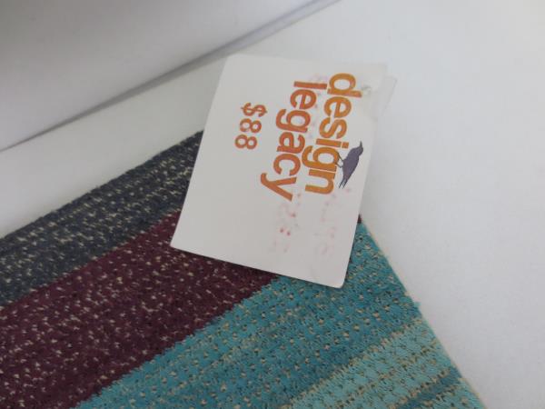 Design Legacy By Kelly O’Neal Linen Fabric Pillowcase Geometric Diamond NWT