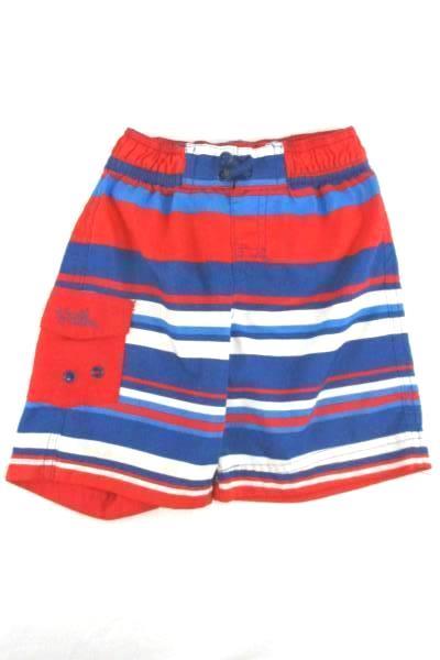 Boys Swim Trunks Size 3T Red, White & Blue UV Skinz Shorts