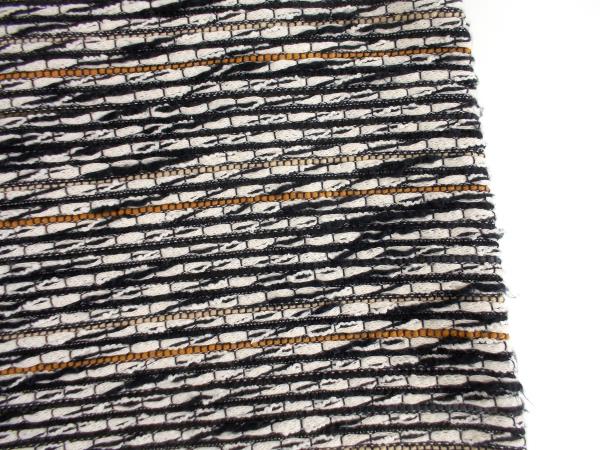 TER ET BANTINE Ethnic Weave Cotton Shorts High Waist Leather Trimmed Size 8