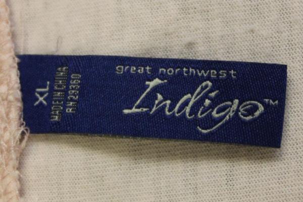 Indigo Women's Cardigan Light Pink w/ Pockets Half Sleeves Button Folded Size XL