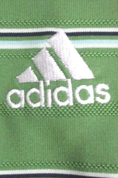 Adidas ClimaCool Gold Polo Size XXL Green Striped Polyester Oregon Golf Club