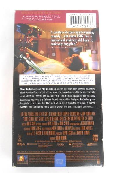 Short Circuit Ally Sheedy, Steve Guttenberg. Tri-Star Pictures (VHS, 1990)