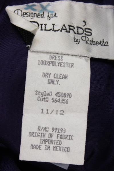 Prom Gown Designed for Dillard's by Roberta Purple Women's Size 11/12