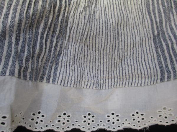 Gap Kids Dress Gray Grey White Lines Spaghetti Straps Size XL