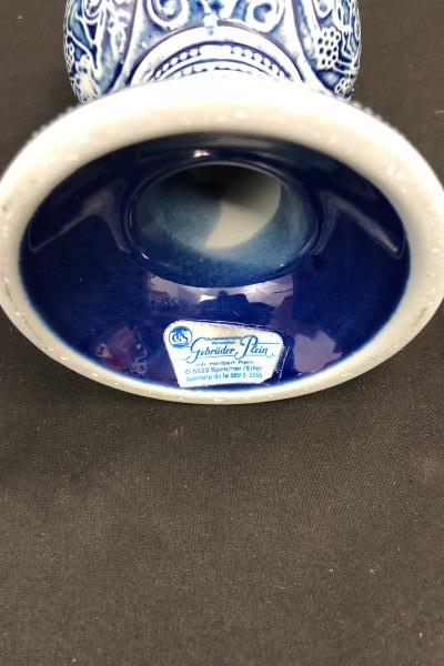 Personalized MAR GRET Ceramic Goblet Gebrüder Plein Speicher Germany Blue Relief
