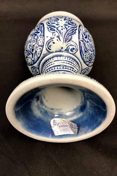 Personalized Arnold Ceramic Goblet Gebrüder Plein Speicher Germany Blue