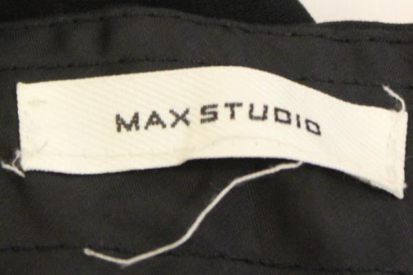 Max Studio Dress Pants Black Flat Front Women's Size Unknown