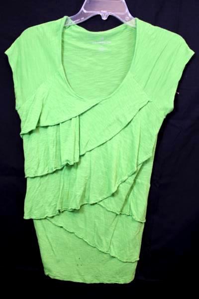 Women's Lot of 2 Blouse & T Shirt by Old Navy & Liz Claiborne- Blue Green Size M