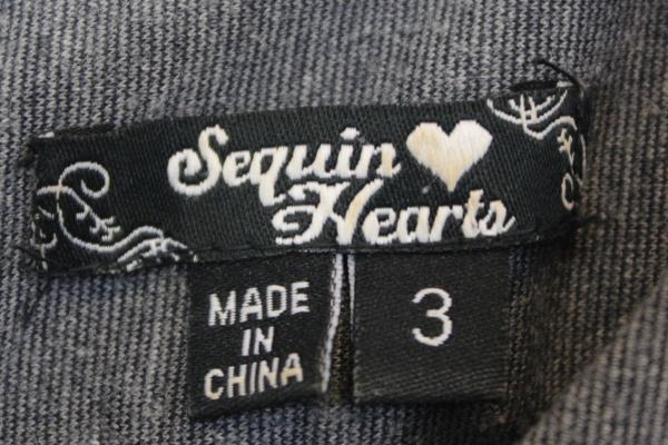 Dress by Sequin Hearts Solid Gray Women's Size 3
