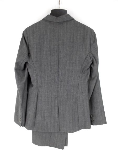 Gray Striped 2pc Career Pant Suit ~ Blazer Sz 4 / Pants Sz 6 ~ OSCAR DE LE RENTA