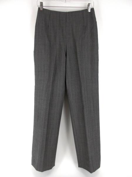 Gray Striped 2pc Career Pant Suit ~ Blazer Sz 4 / Pants Sz 6 ~ OSCAR DE LE RENTA