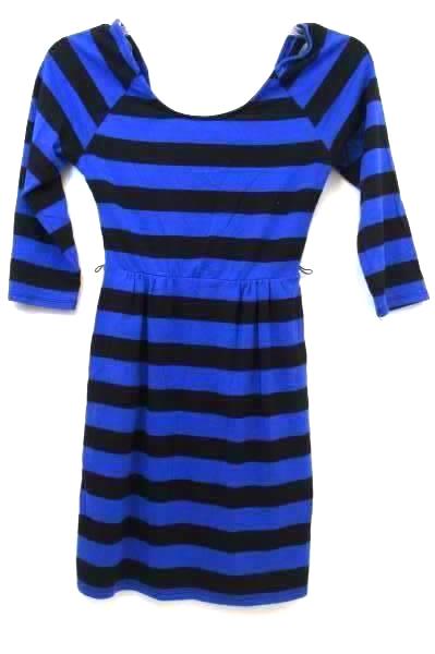 Dress by Xhilaration Black & Blue Striped Women's Size XS