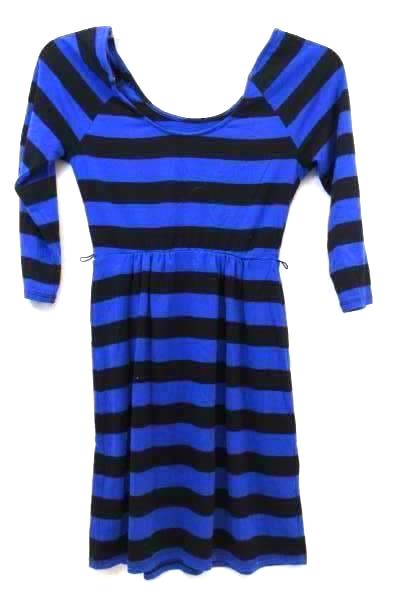 Dress by Xhilaration Black & Blue Striped Women's Size XS