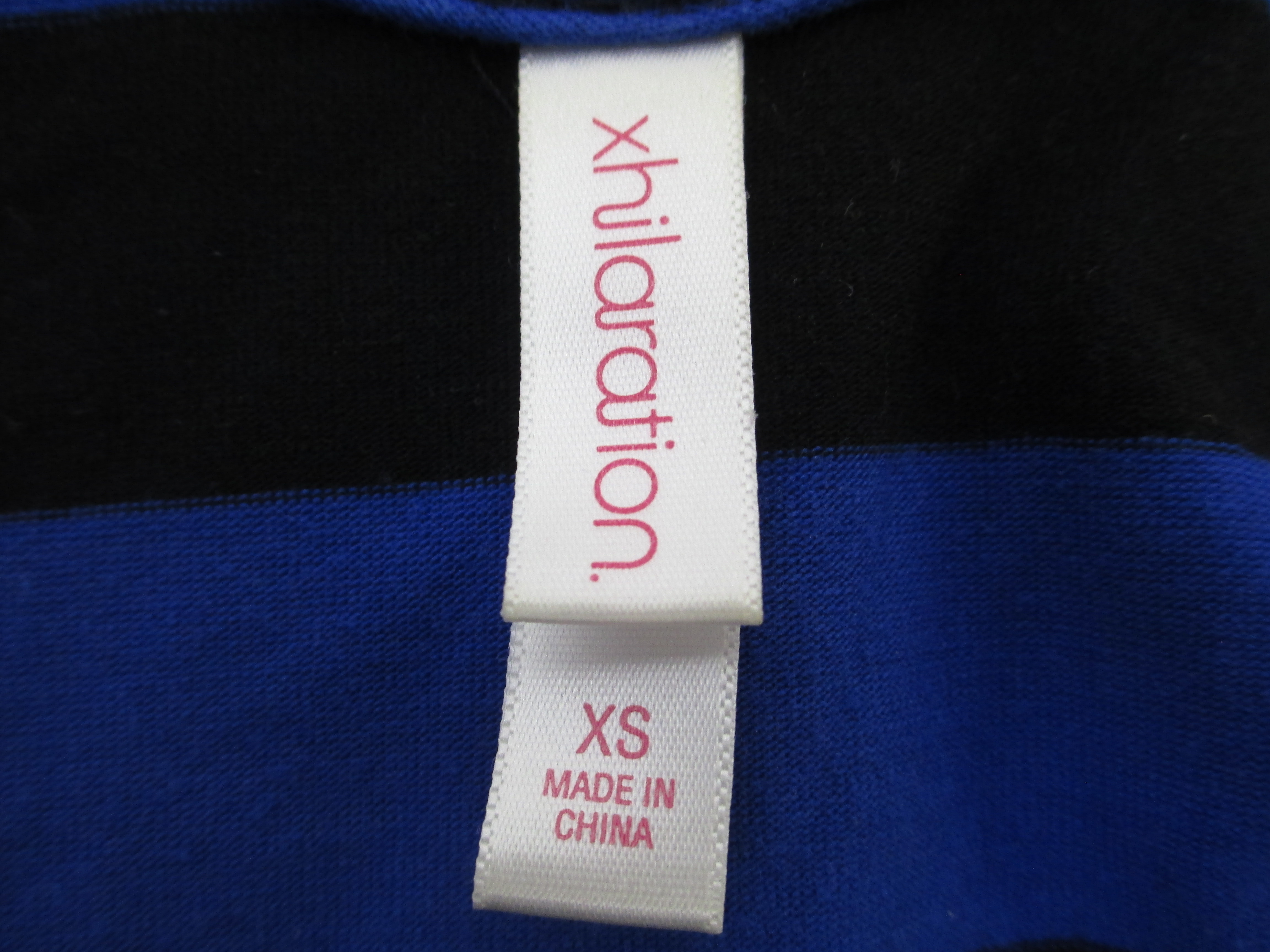 Dress by Xhilaration Black & Blue Striped Women's Size XS