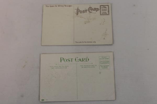 Lot of 4 Postcards Early 1900's Floral Embossed Gold Lettering Lane Family