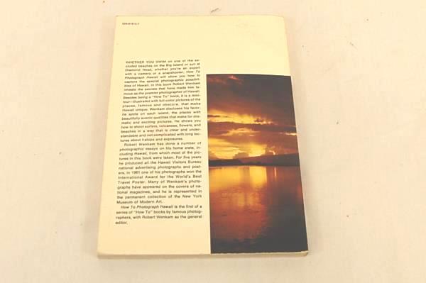 Robert Wenkam "How To Photograph Hawaii" 1973 Rand McNally Publishing SC