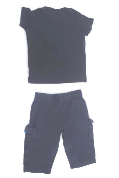 Shirt & Pants Set by Carter's Navy Blue w/ a Truck Design Baby Boy Size 3 Months