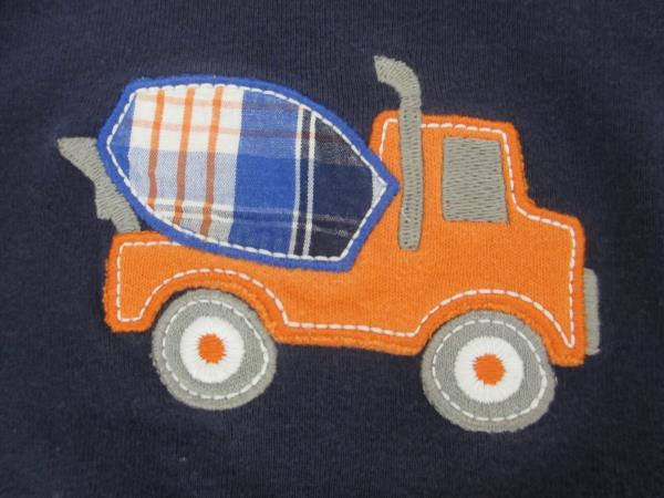 Shirt & Pants Set by Carter's Navy Blue w/ a Truck Design Baby Boy Size 3 Months