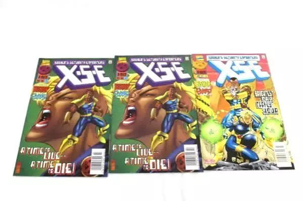 Lot of 3 X.S E - X Men Comic Books With Two #2 and One #3
