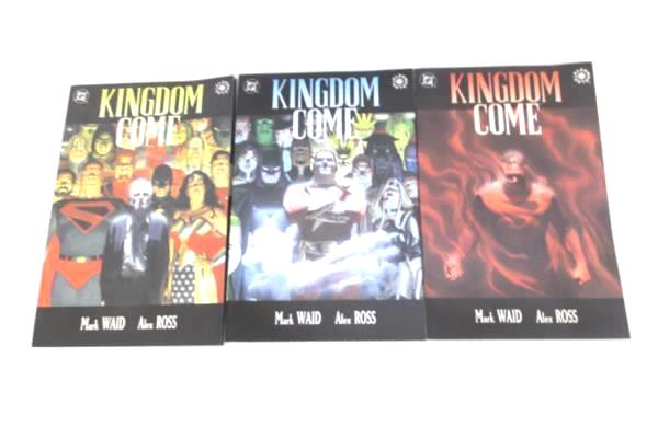 3 Kingdom Come DC Comics w/Never Ending Battle, Truth&Justice, Up in The Sky