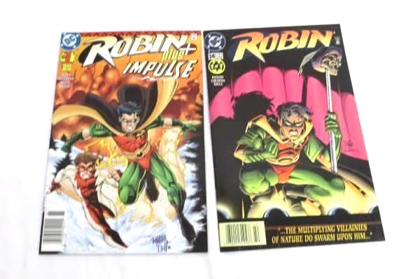 Lot of 5 DC Comic Books About Robin