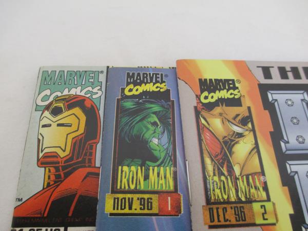Lot of Three Marvel Comic Books ~Featuring Iron Man