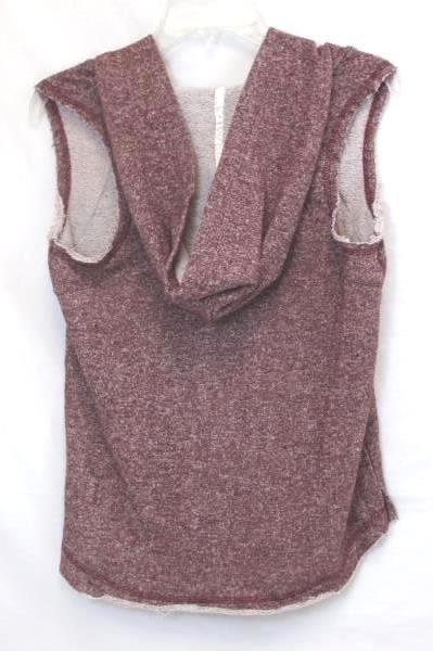 Muscle T Live To Be Special Red Lacy Up Neckline Woman's Size Medium