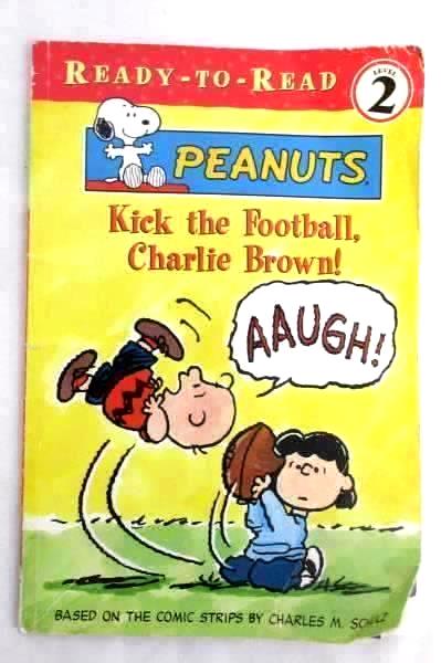2 Toddler Books:Thomas the Train & Peanuts Kick The Football Charlie Brown