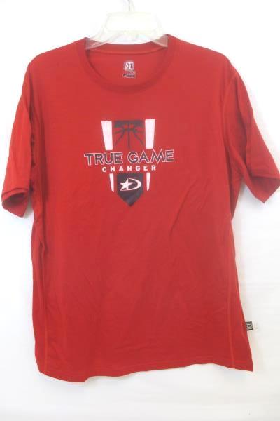 Men's Graphic T-Shirt Red "True Game Changer" By D1 RTS Size Large