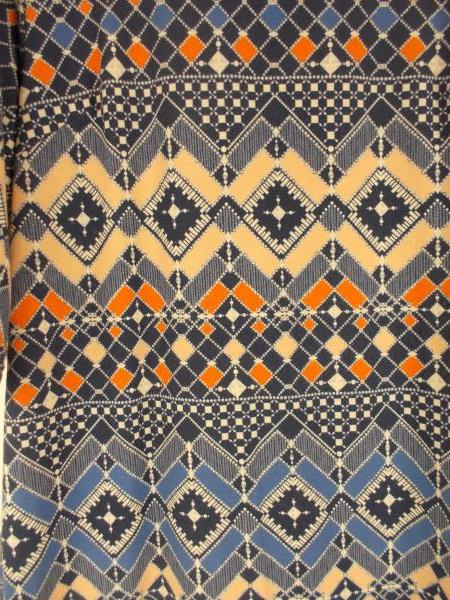 NALLY & MILLIE Short Sleeve Shift Dress Stretch Tribal Print Knit Women's Sz XS