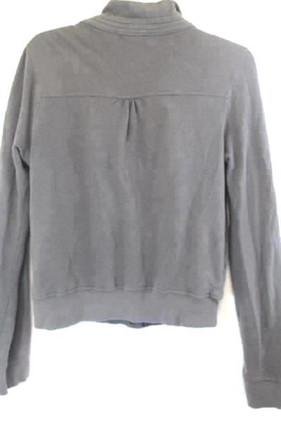Forever 21 Turtleneck Sweater Gray Grey Buttons Women's Size Medium