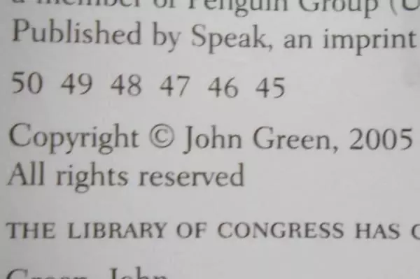 Looking for Alaska by John Green 2005 Paperback