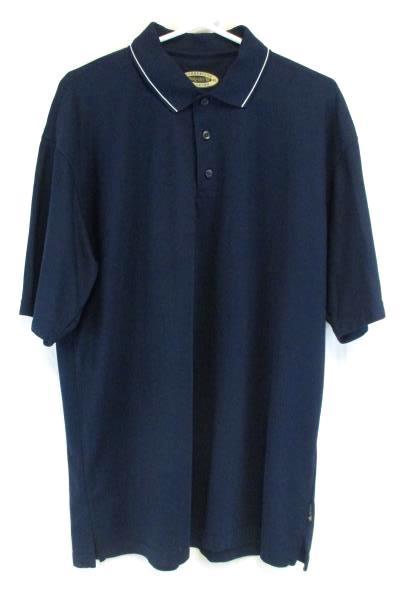 Men's Timberline Colorado Poly-Dri Blue Polo Shirt Size XL
