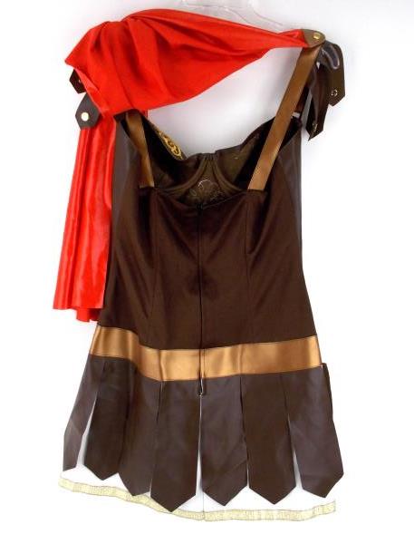 Gladiator Costume Amazon Warrior Princess Roman Soldier Sz LARGE by LEG AVENUE