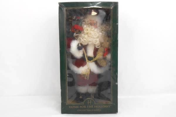 Home For The Holidays Collectible Santa Figure 16 inches ~in Package