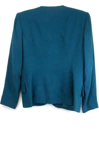 Dress Coat by Petite Sophisticate- Green Women's Size 4P