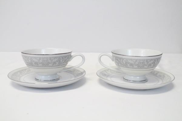 9 Pcs - Imperial China Whitney #5671 TWO 4-Piece Place Settings & Platter