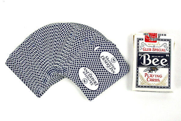Sheraton Desert Inn BEE 92 Blue Diamond Cambric Finish Playing Cards #T7982