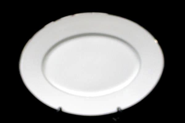 Vintage Retired Style House Wedding Band Fine China Oval Serving Platter 12.25"