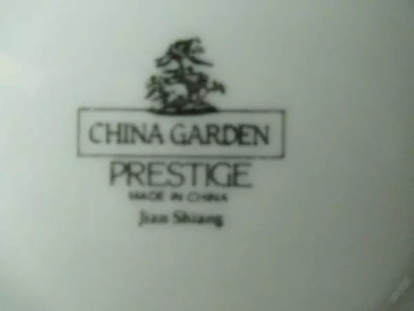 Lot of 4 China Garden Prestige Jian Shiang 6" Floral Saucer Plates