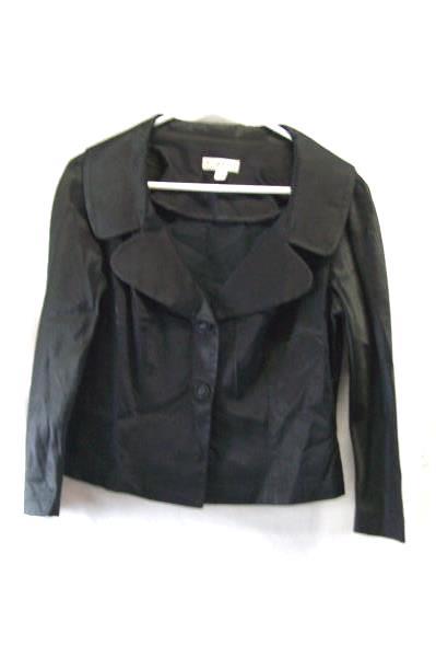 BEBE Women's Black Blazer Button Size 8 Work Office Formal