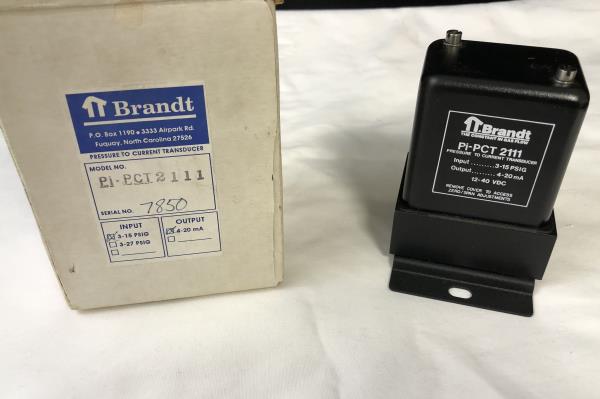 Brandt Pi-PCT 2111 Pressure to Current Transducer