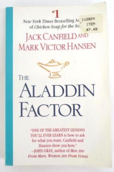 The Aladdin Factor Jack Canfield Mark Victor Hansen Best Selling Author 1995