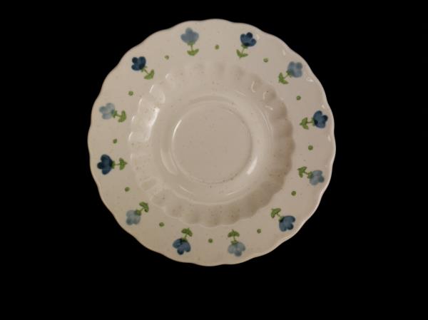 Vintage Vernon Ware True Blue Cup And Saucer By Metlox Tea Cup