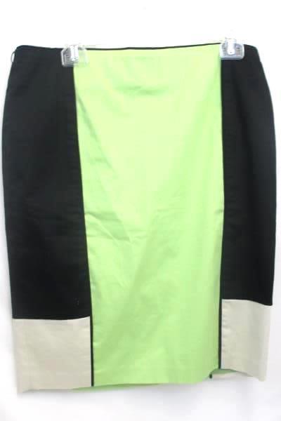 Lot of 2 Women's Pencil Skirts Size 8 ~Renuar and Old Navy Black Green Purple
