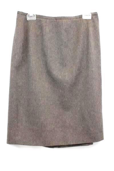 Lot of 2 Collections And East 5th Women's Pencil Skirts Black & Brown Size 12