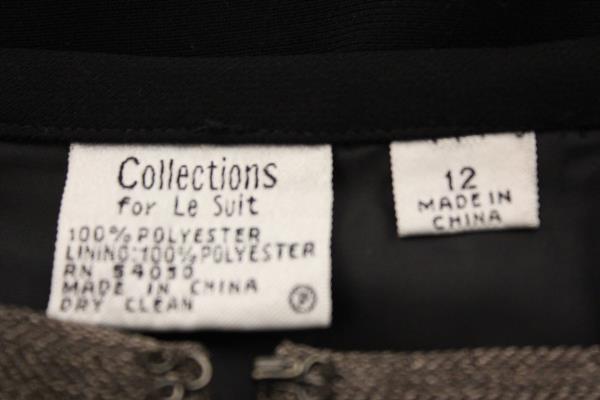 Lot of 2 Collections And East 5th Women's Pencil Skirts Black & Brown Size 12