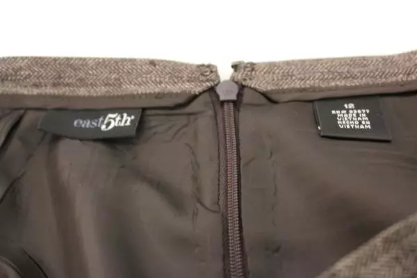 Lot of 2 Collections And East 5th Women's Pencil Skirts Black & Brown Size 12